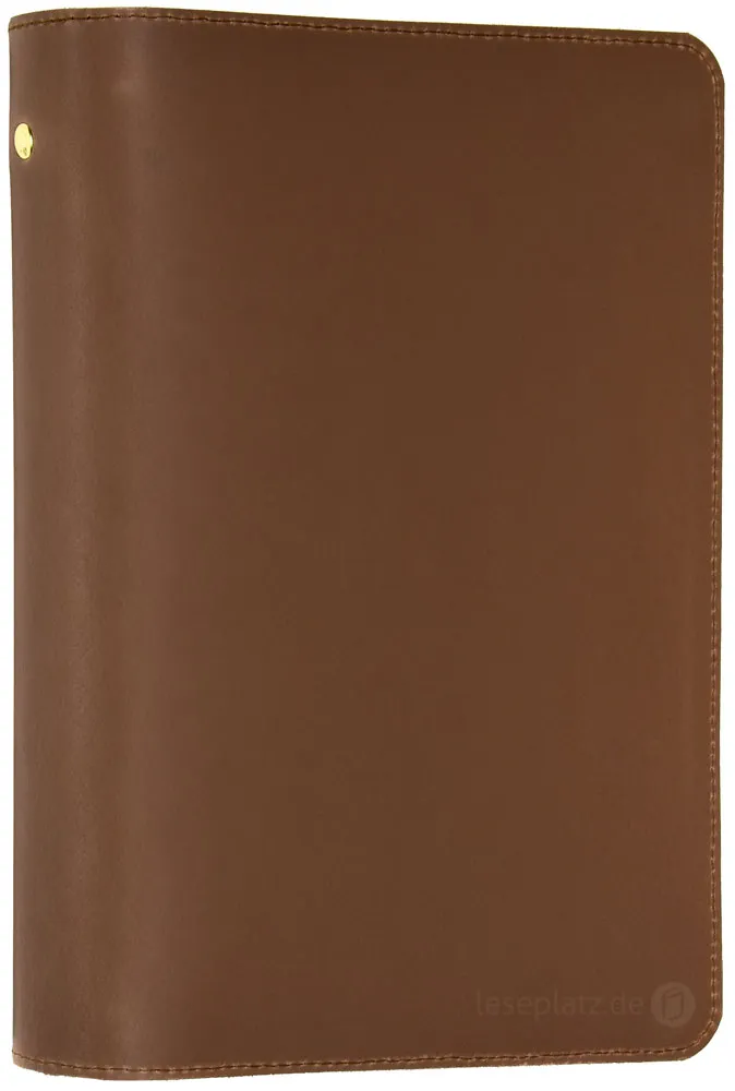 Bibelhülle "Kansas" für MacArthur Studienbibel - starkes rustikales Echtleder