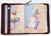 MacArthur Studienbibel mit Echtleder-Bibelhülle - Hülle in leicht genarbten Echtleder mit...