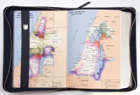 MacArthur Studienbibel mit Echtleder-Bibelhülle - Hülle in leicht genarbten Echtleder mit...