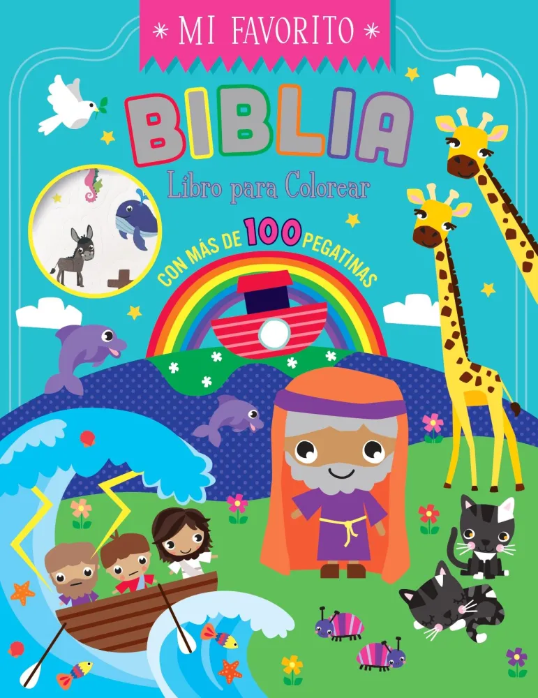 Biblia - Libro Para Colorear Con Pegatinas