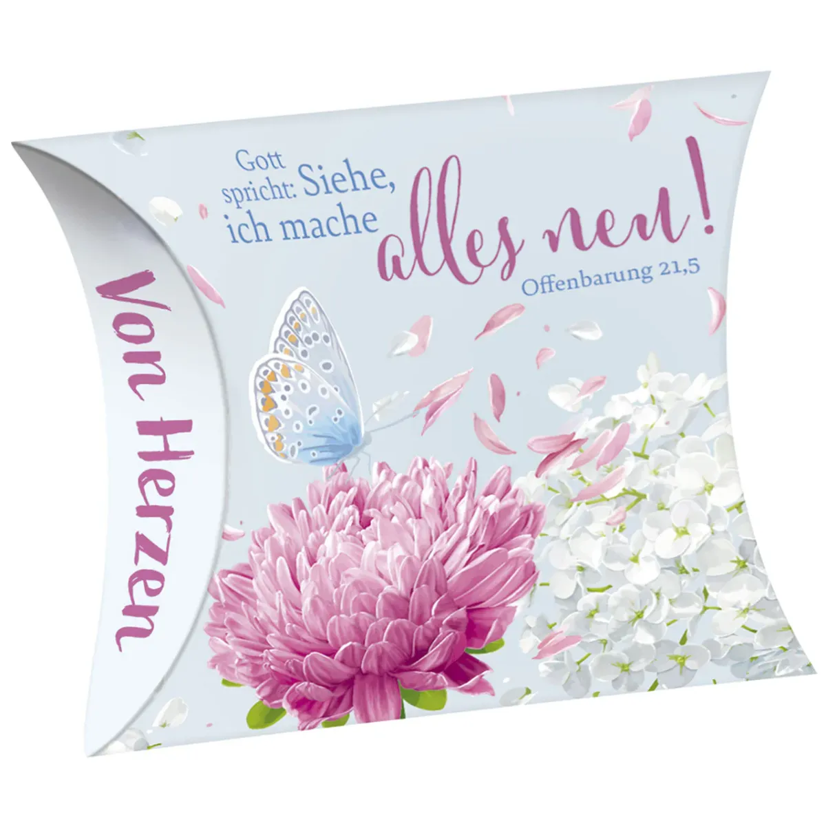 Gott spricht: Siehe, ich mache alles neu (Schafmilchseife Herz) - Jahreslosung 2026 - Duft: zart...