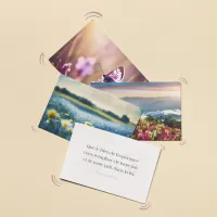 Coffret de 50 mini-cartes - 50 versets - Espérance