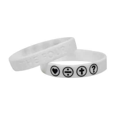 THE FOUR - Armband weiss 190 mm
