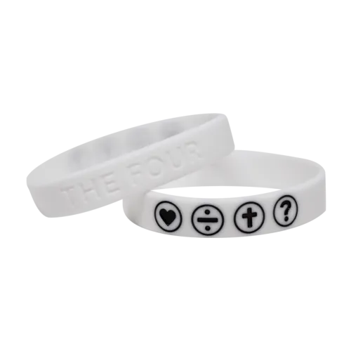 THE FOUR - Armband weiss 190 mm