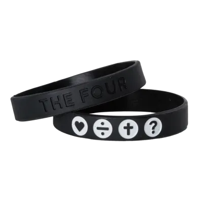 THE FOUR - ARMBAND SCHWARZ 190MM