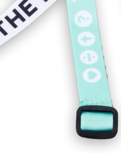 THE FOUR Stoffarmband - Mint