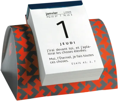 Calendrier Parole pour aujourd'hui - de table, modèle 1