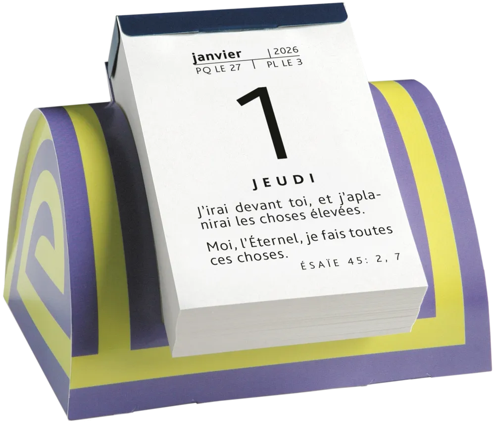 Calendrier Parole pour aujourd'hui - de table, modèle 2