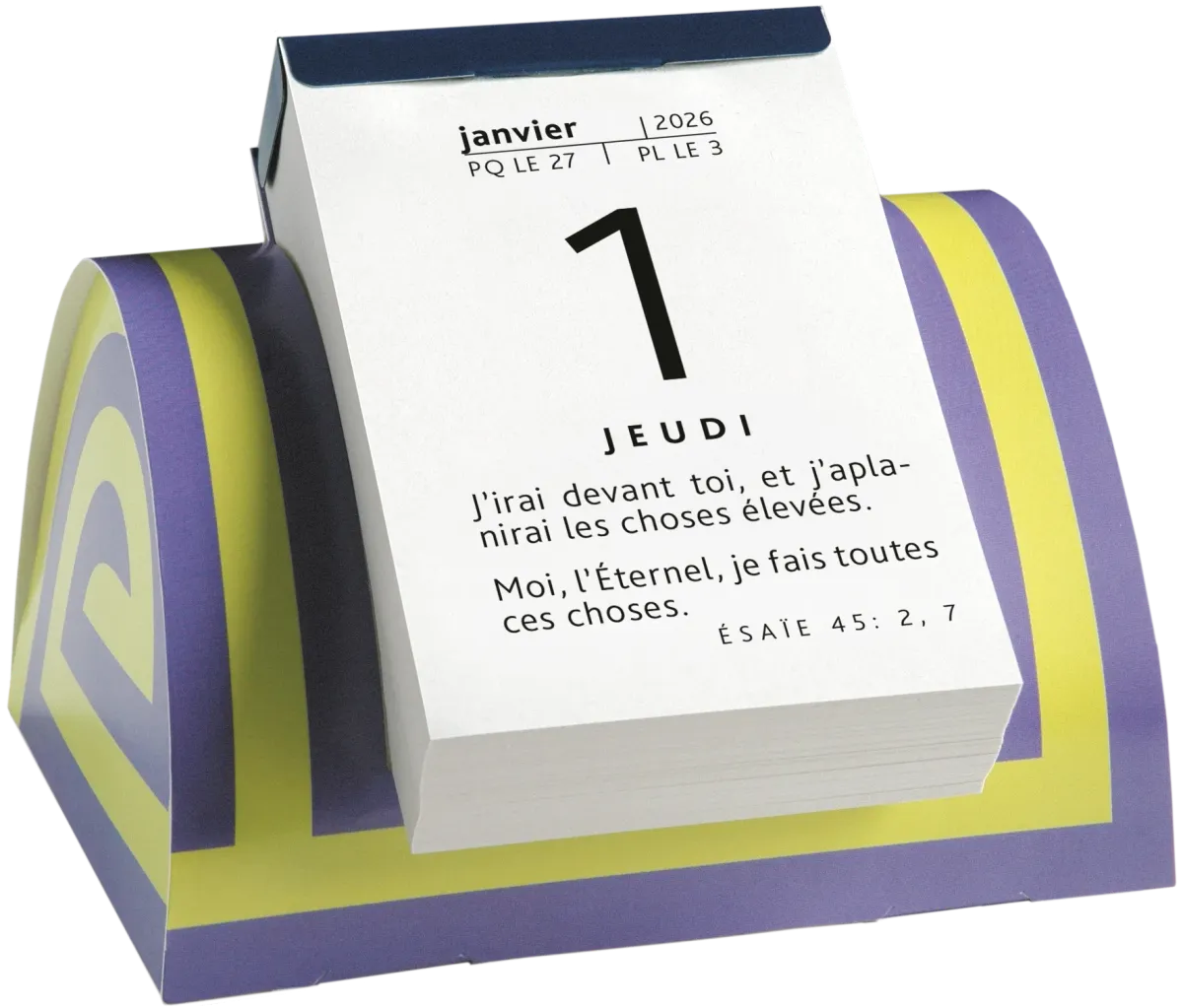 Calendrier Parole pour aujourd'hui - de table, modèle 2