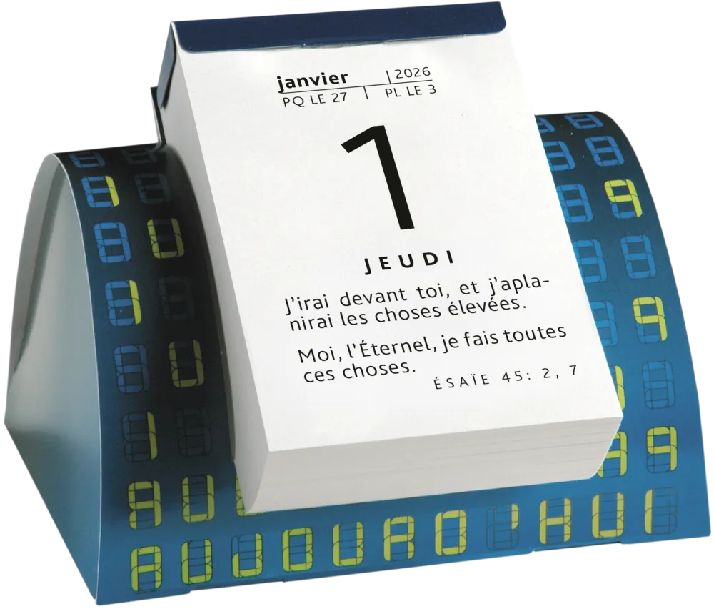 Calendrier Parole pour aujourd'hui - de table, modèle 3
