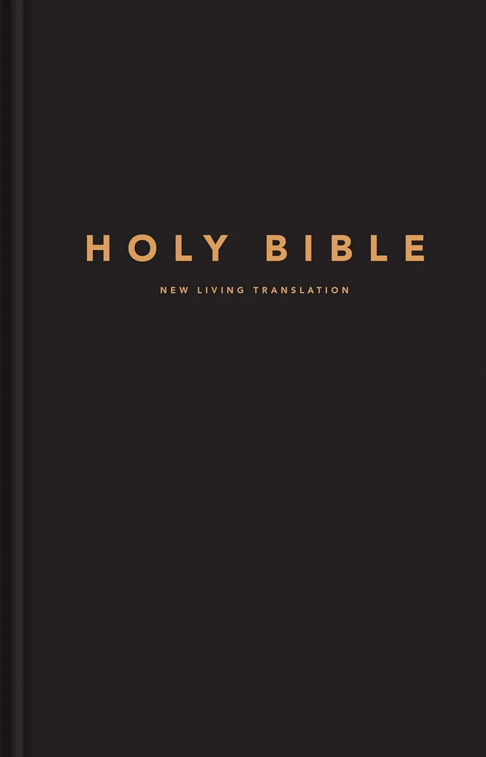 Anglais, Bible, New Living Translation, gros caractères, rigide noire - NLT Large Print Pew...
