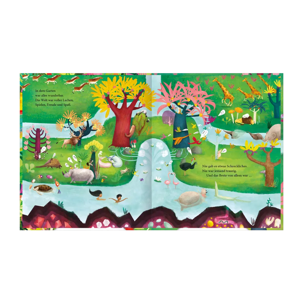 Der Garten, der Vorhang und das Kreuz