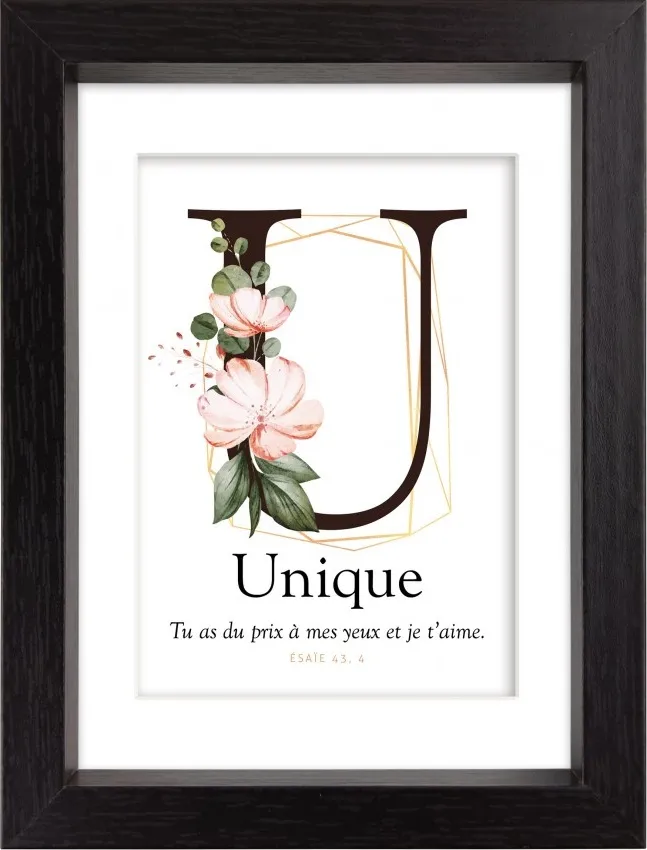 Mon cadre inspiration - U comme Unique