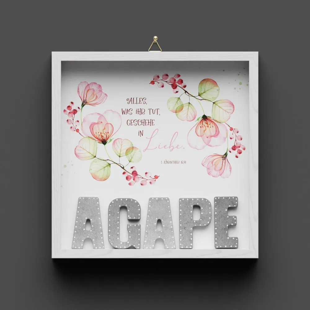 Wandbild Lovely AGAPE