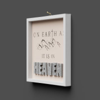 Cementini Wandbild Earth - Haeven - On earth as it is in heaven