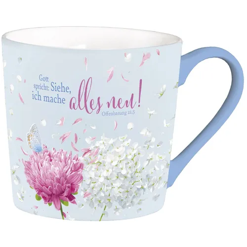 Gott spricht: Siehe, ich mache alles neu (Tasse) - Jahreslosung 2026