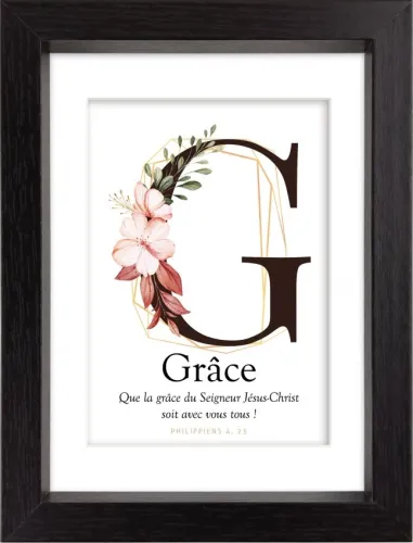 Mon Cadre Inspiration - G comme Grâce