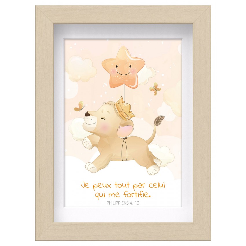 Mon cadre inspiration enfant - Lionceau