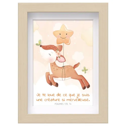 Mon cadre inspiration enfant - Faon