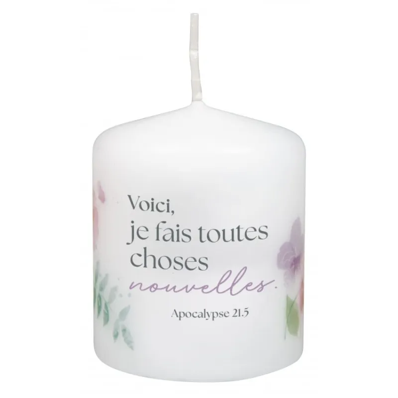 Gott spricht: Siehe, ich mache alles neu - Kerze - Jahreslosung 2026