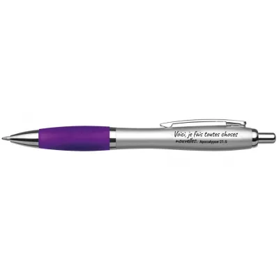 Stylo à bille - Mot d'ordre 2026, lilas