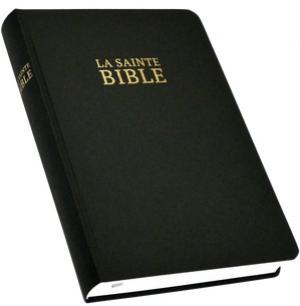 Bible Darby Edition de Rolle 2022, Grand Format Similicuir noir semi-rigide