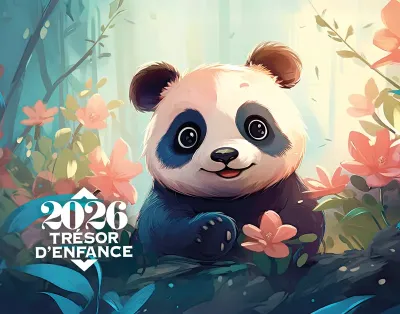 Trésor d'enfance - Calendrier éphéméride, mural à effeuiller