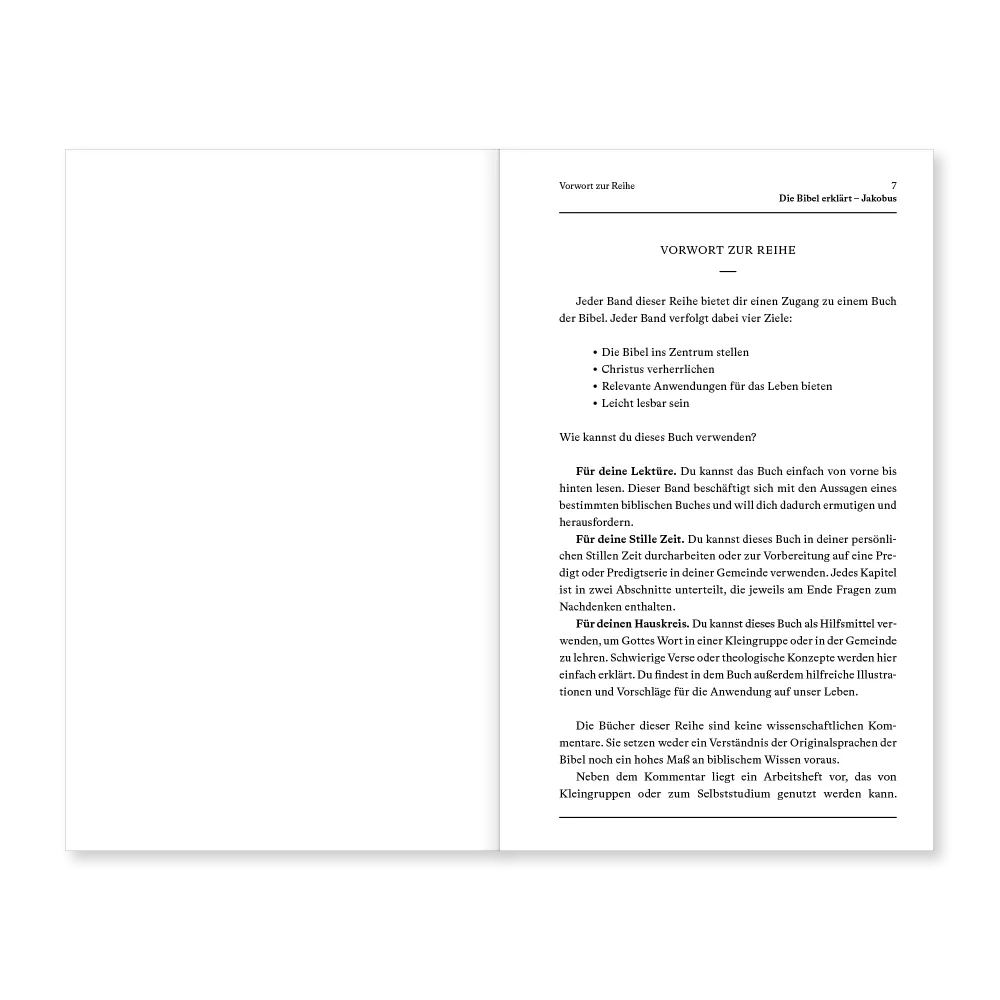 Jakobus (Kommentar) - Glaube, der praktisch wird - Reihe Die Bibel erklärt