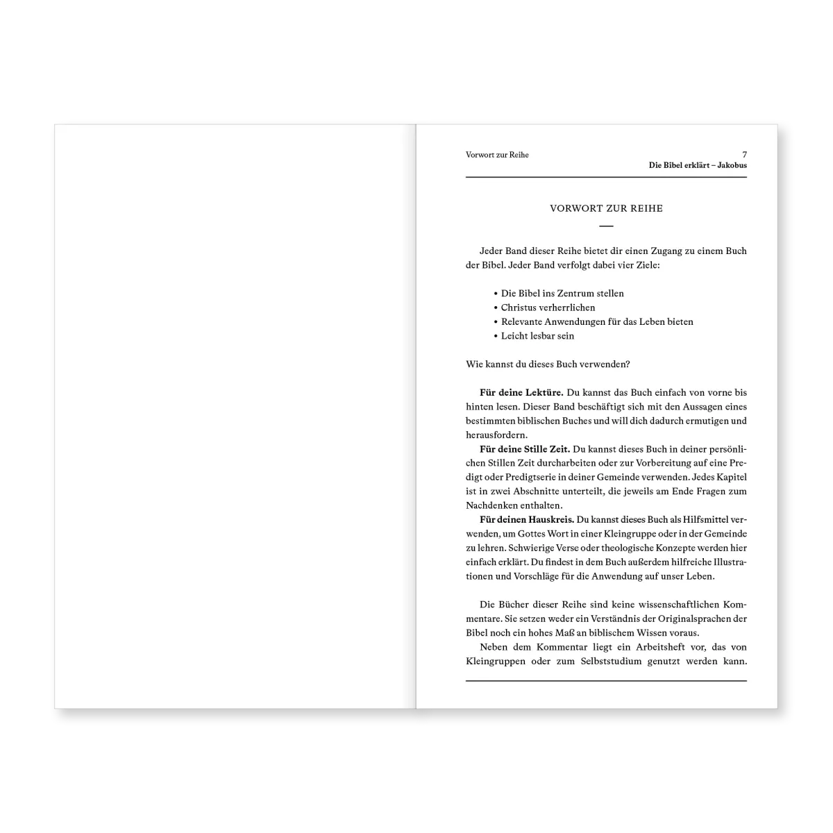 Jakobus (Kommentar) - Glaube, der praktisch wird - Reihe Die Bibel erklärt