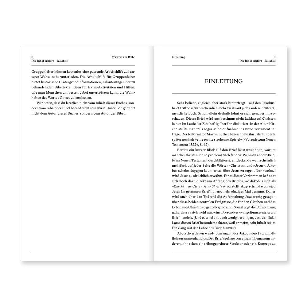 Jakobus (Kommentar) - Glaube, der praktisch wird - Reihe Die Bibel erklärt