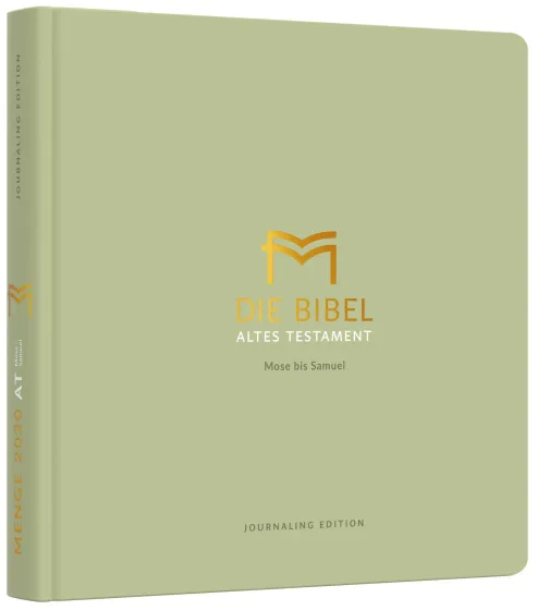 Bibel Menge 2020 AT, Schreibrand - Mose bis Samuel - Journaling Edition
