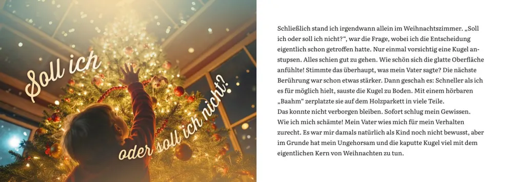 Die kaputte Weihnachtskugel - Ein Weihnachts-Verteilheft