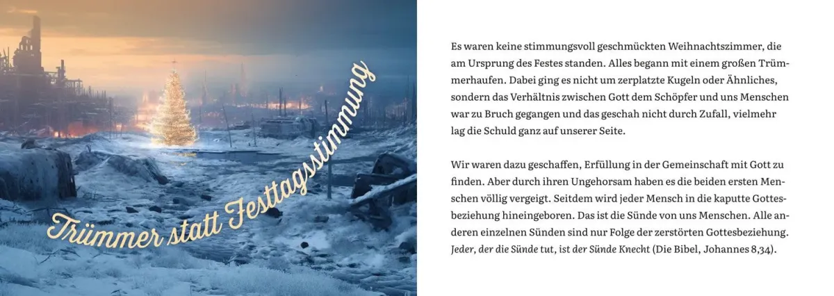 Die kaputte Weihnachtskugel - Ein Weihnachts-Verteilheft