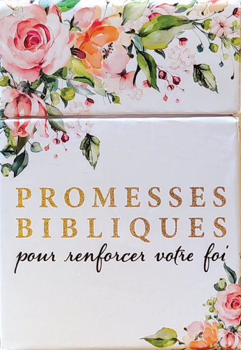 Promesses bibliques pour renforcer votre foi-Boîte avec des cartes