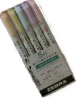 Zebra Mildliner Highlighter "Frühling" - (Filzstifte können durchdrücken je nach Handhabung)