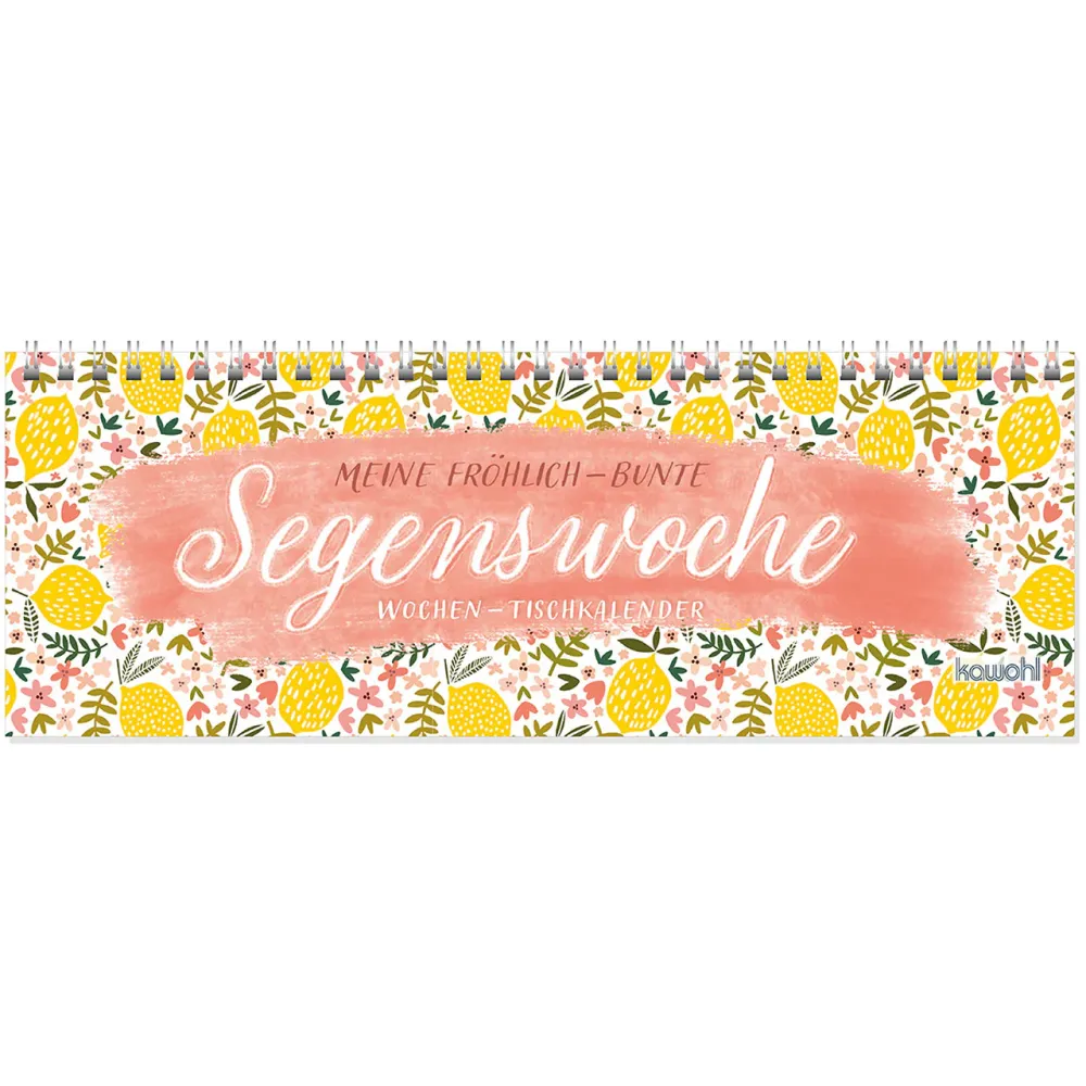Meine fröhlich-bunte Segenswoche - Wochen-Tischkalender