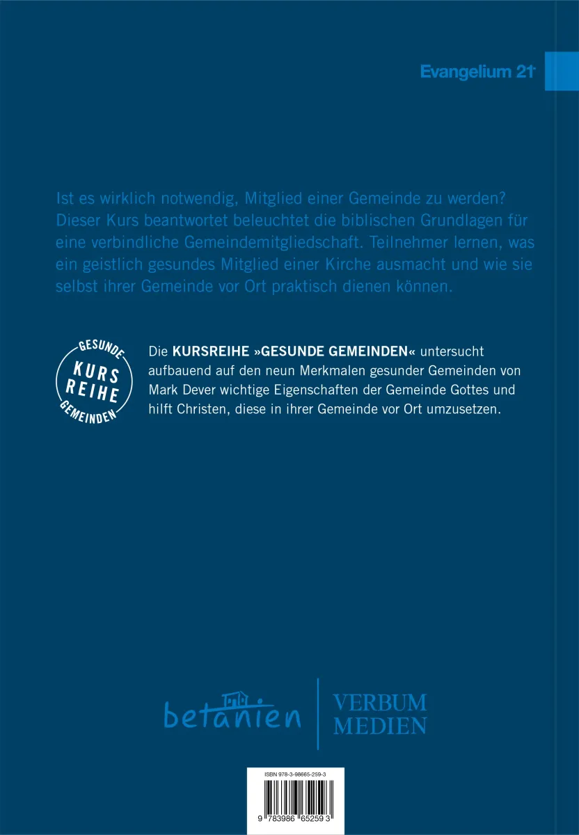 Einander verpflichtet - Gemeindemitgliedschaft