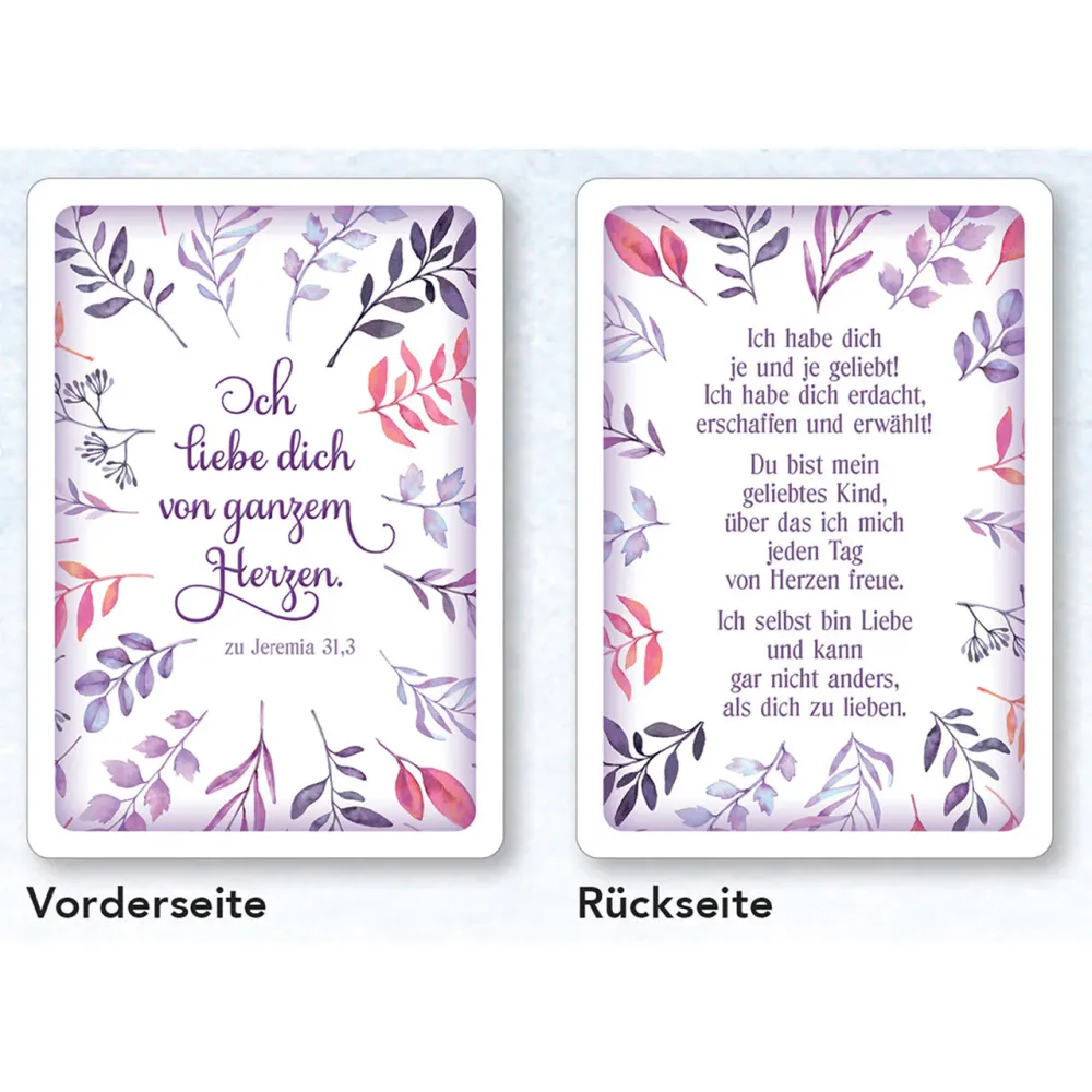 Ich bin hier, ganz nah bei dir! - Karten-Box - 52 himmlische Zusagen für dich