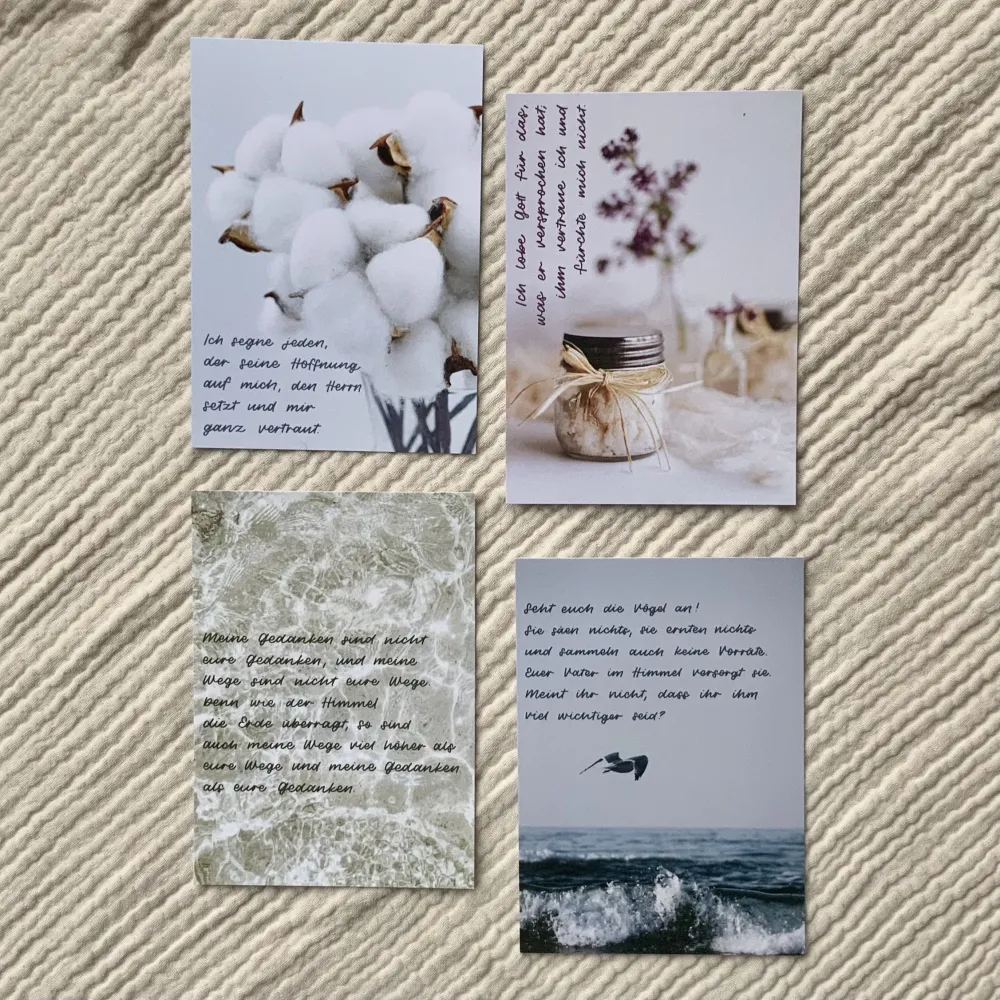 Kartenset VERTRAUEN - 12er Set