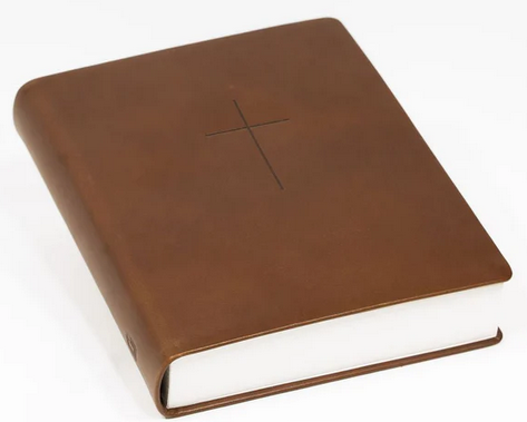 Sconi Bibel Bibel mit Kreuz dunkelbraun - mit Schreibrand