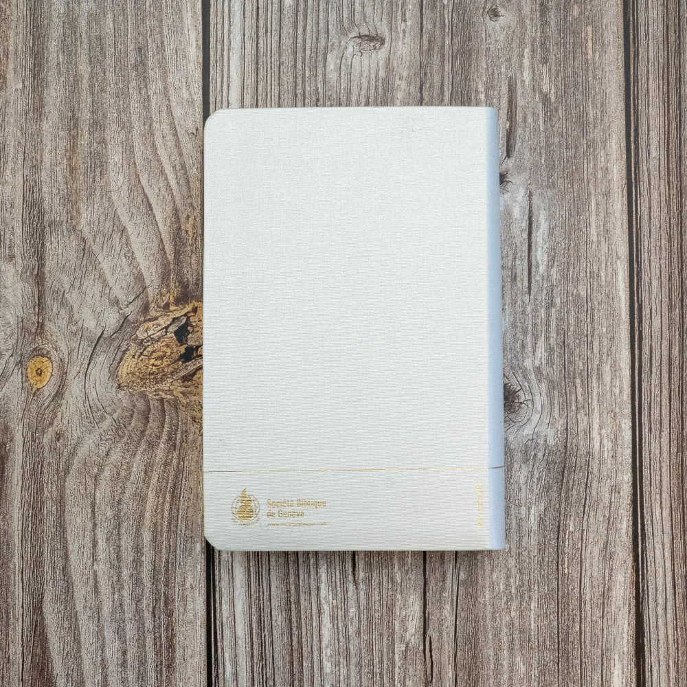 Bible Segond 21 compacte (Premium Style) - couverture semi-rigide toile blanche, avec tranches...