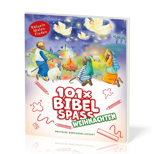 101x Bibelspass - Weihnachten - Rätseln - Malen - Finden