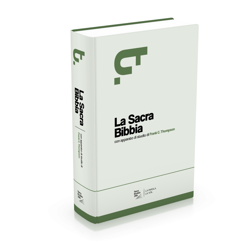 ITALIEN, BIBLE NR, THOMPSON, RELIE, COUV. BLEU