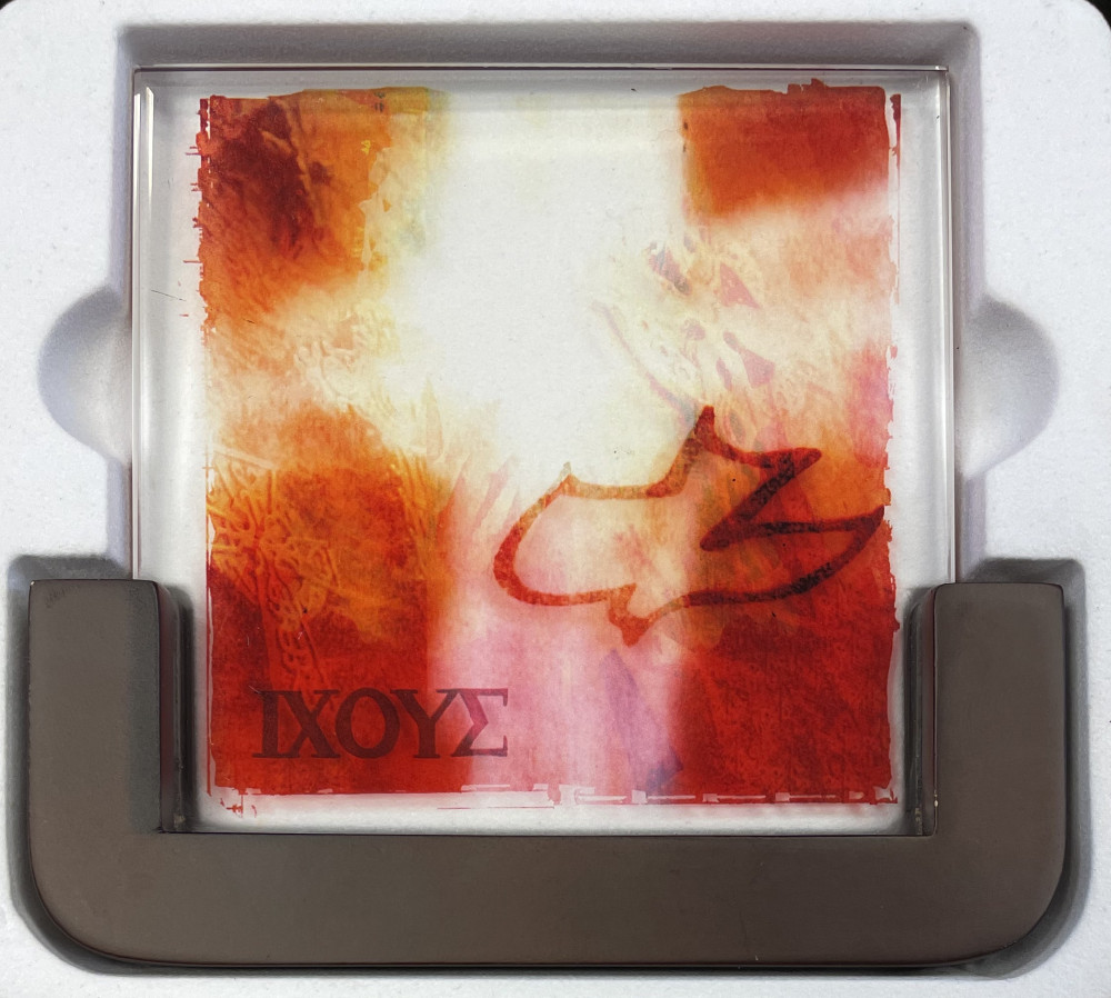 Plaque cristal "ICHTHUS"