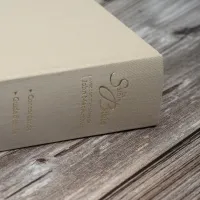 Studienbibel Segond NEG MacArthur, französisch - Softcover, beige Leineneinband