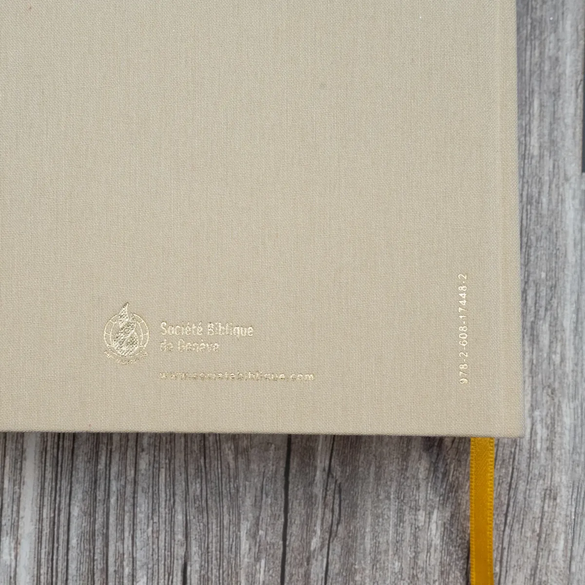 Studienbibel Segond NEG MacArthur, französisch - Softcover, beige Leineneinband