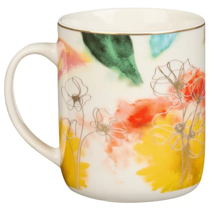 Tasse - Treue - 414ml, Blumen