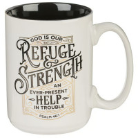 Tasse - Gott ist unsere Zuflucht und Stärke - weiss, 414ml