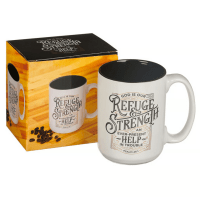 Tasse - Gott ist unsere Zuflucht und Stärke - weiss, 414ml