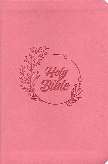 Anglais, Bible KJV, similicuir, compact, rose pâle - KJV Compact Bible, Value Edition, Soft Pink...